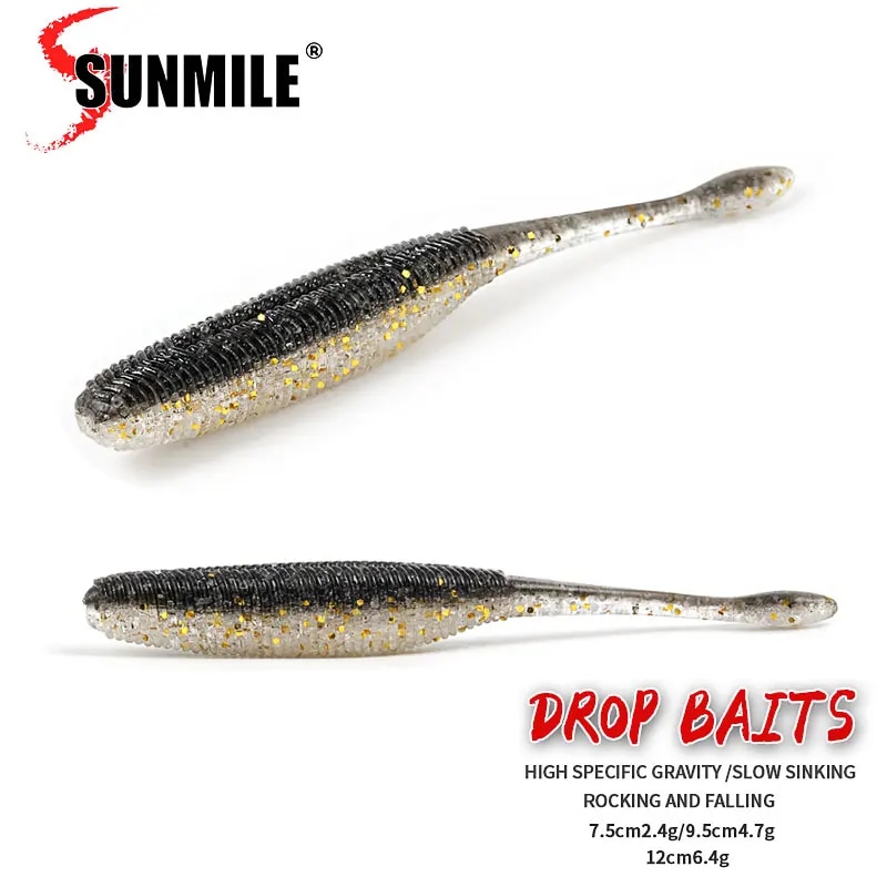 Fishing Lure Soft Plastic - SUNMILE Fishing Lures Drop Soft Baits