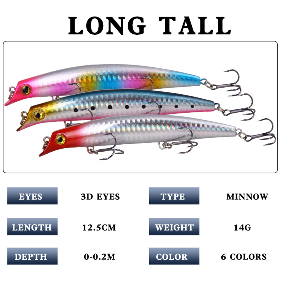 6pcs Crankbaits Fishing Lures  - Fishing Lure Spinnerbait ulasan dan harga