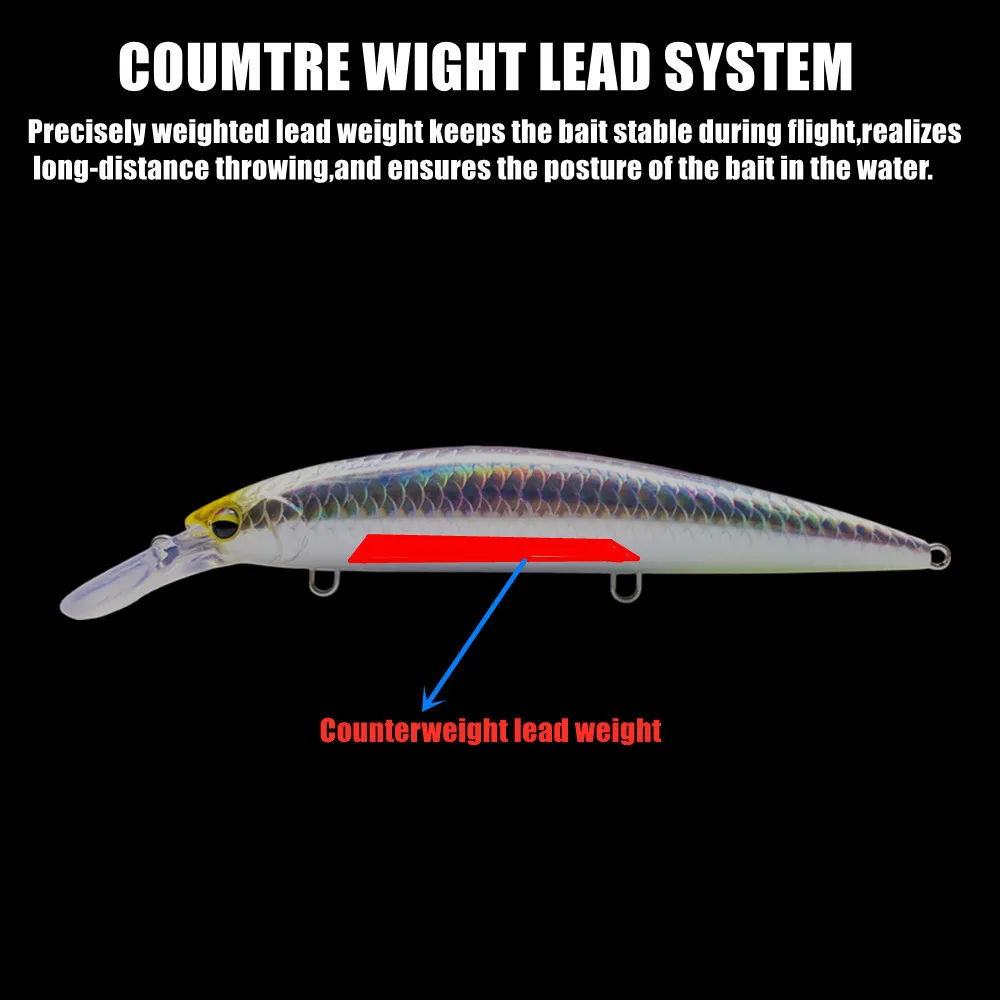 GREENSPIDER Heavy Weight Minno - Fishing Lure Jerkbait ulasan dan harga