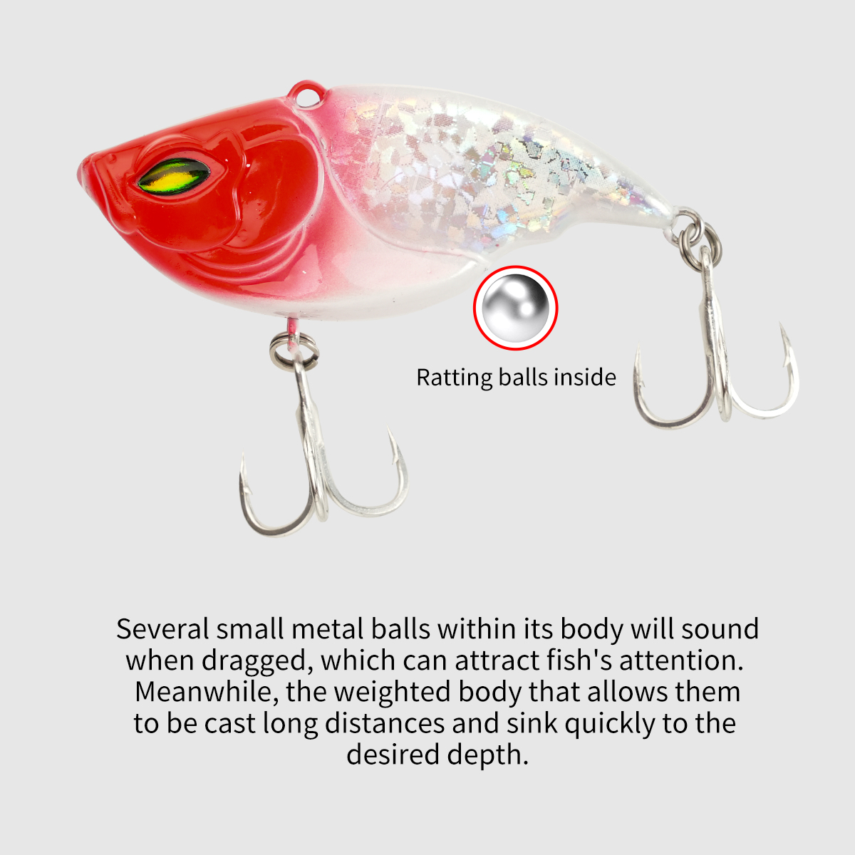 Sinking Fishing Lure Rattle Vi - Fishing Lure Jerkbait ulasan dan harga